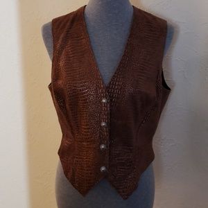 Leather vest